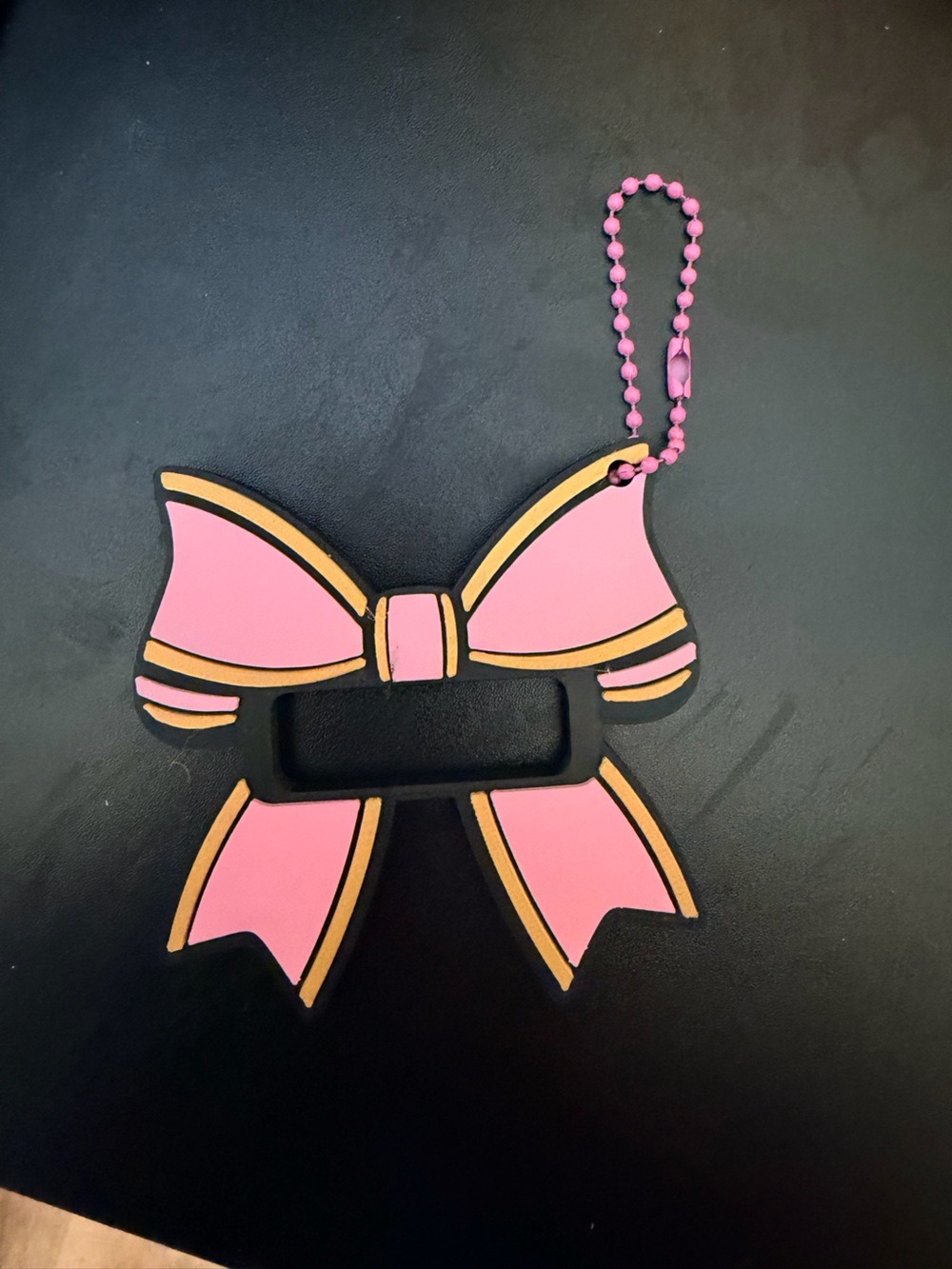 Bow hair tie holder